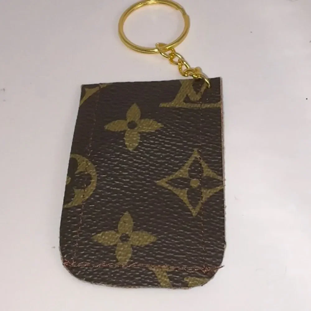 Louis Vuitton Custom Brown Monogram Chap Stick Holder